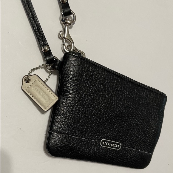 Black Coach Wristlet - Picture 2 of 7
